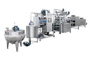 Línea de producción de caramelos duros
