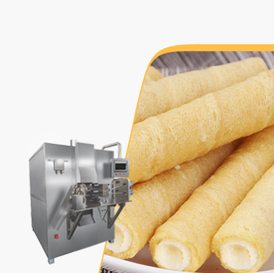 Producción de waffle/gofres y obleas enrolladas