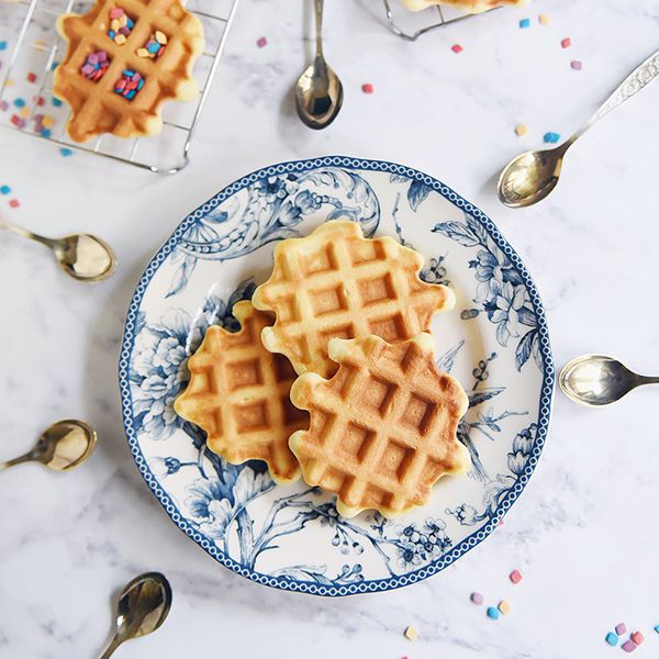 Máquina continua para hacer gofres/waffle