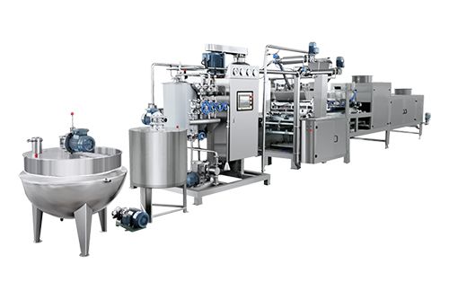 Línea de producción de caramelos duros